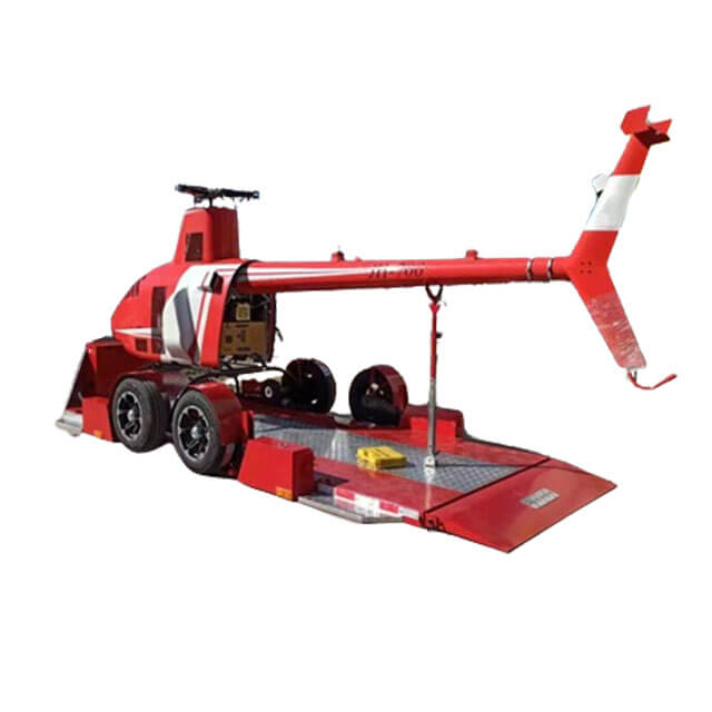 The drop deck trailer is ideal for hauling heavy equipment