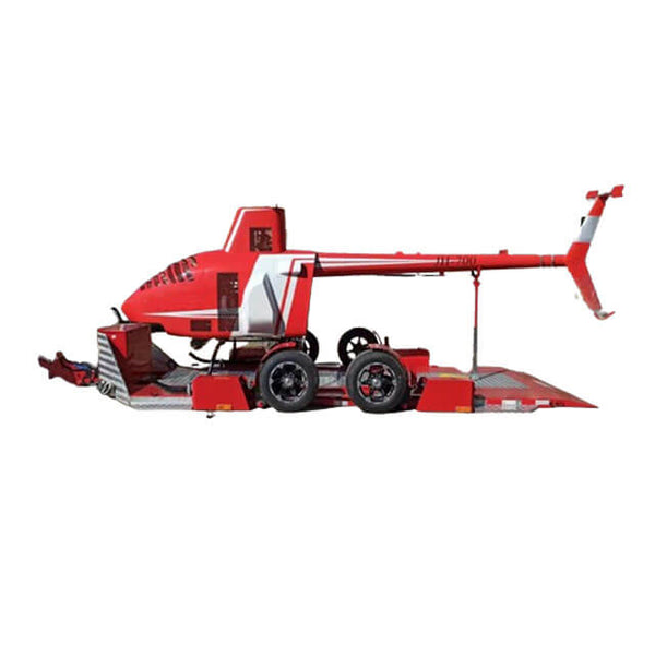 The drop deck trailer is robust and durable, capable of handling heavy loads with ease
