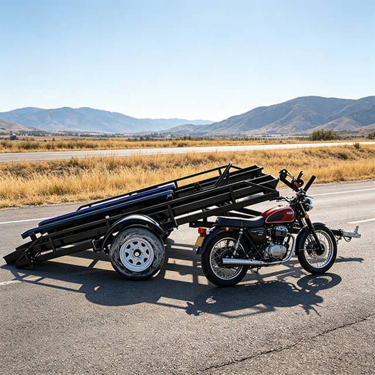 HP20 Folding Motorcycle Trailer