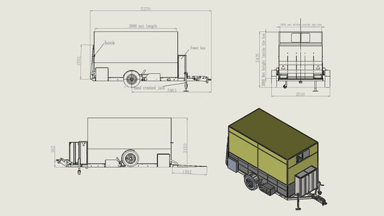 HP2 Enclosed Cargo Trailer