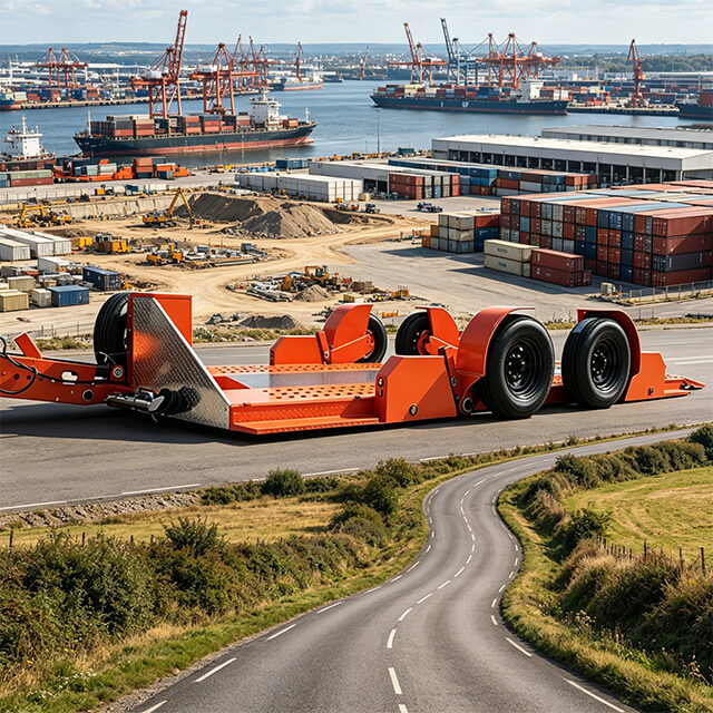 HP30 Drop Deck Car Trailer