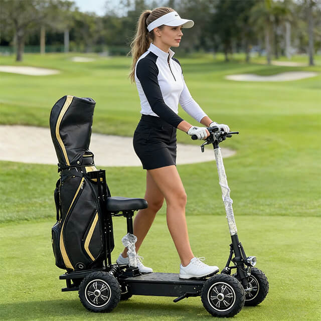HP38 Golf Bag Electric Scooter 4 Wheels