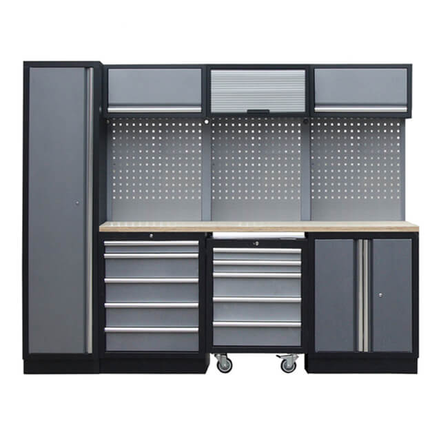 My Garage cabinets are so organized, even my tools know their place!