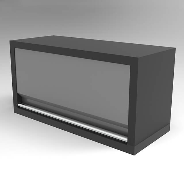 The Garage cabinets are a great way to maximize storage space.