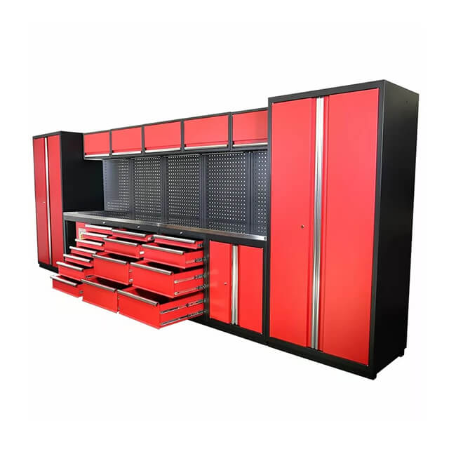 The garage cabinets are crafted from high-quality materials to ensure they stand up to the wear and tear of daily use and remain in great condition for years to come