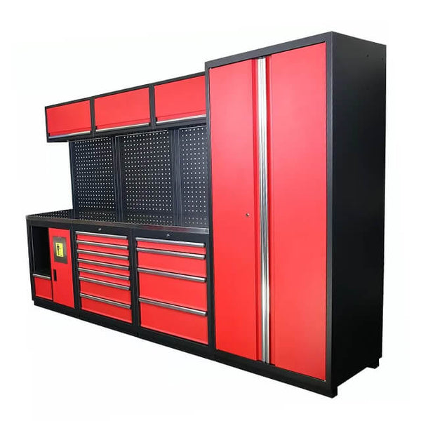 The garage cabinets are crafted from high-quality materials to ensure they stand up to the wear and tear of daily use and remain in great condition for years to come