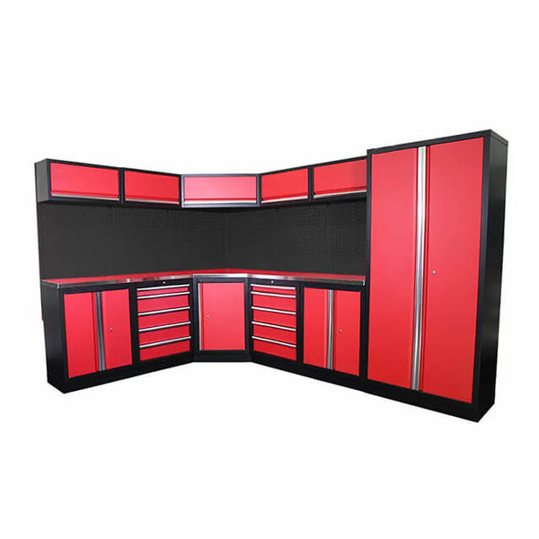 The garage cabinets are simple to install and come with comprehensive instructions to guide users through the assembly process with ease