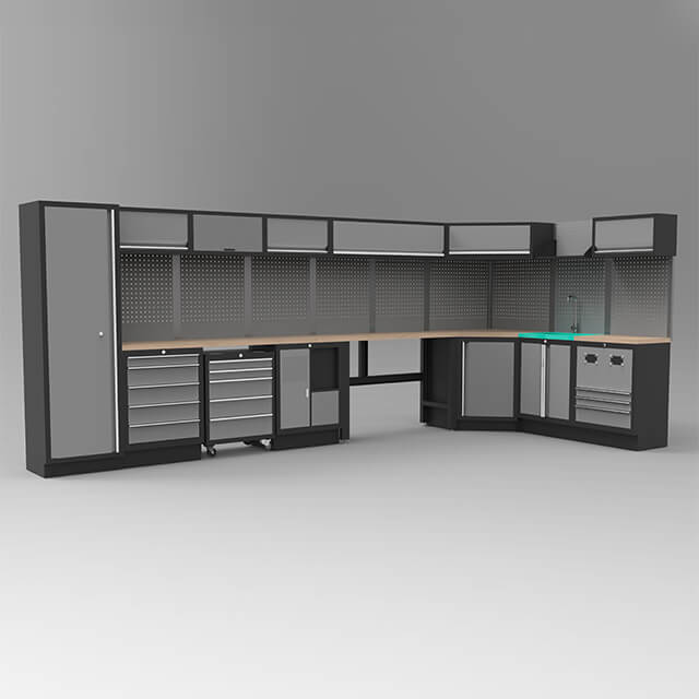 My Garage cabinets are like a personal assistant for my tools – they keep everything in its place and remind me when it's time for maintenance.