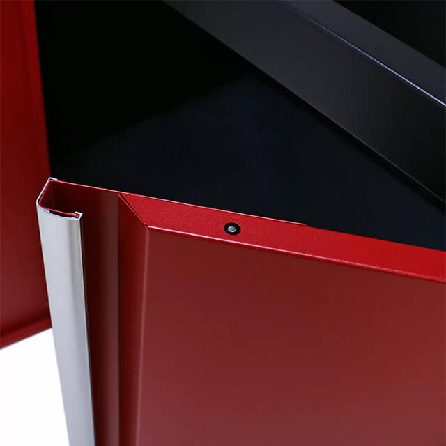 The garage cabinets provide a great way to store tools and equipment