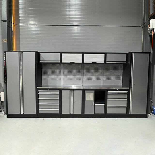 With my Garage cabinets, I've finally found a home for all my lost socks (well, at least the ones that fit in a drawer).