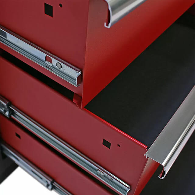 The garage cabinets are built to last, featuring durable materials and construction that can withstand the rigors of daily use