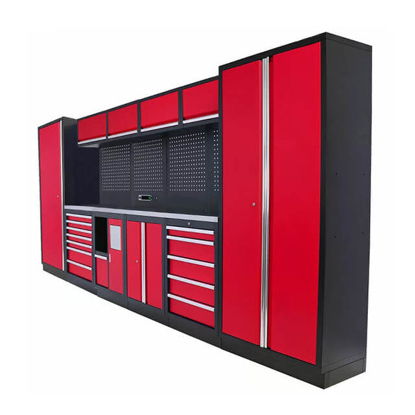 The garage cabinets are easy to install and come with clear instructions to ensure a smooth and hassle-free assembly process