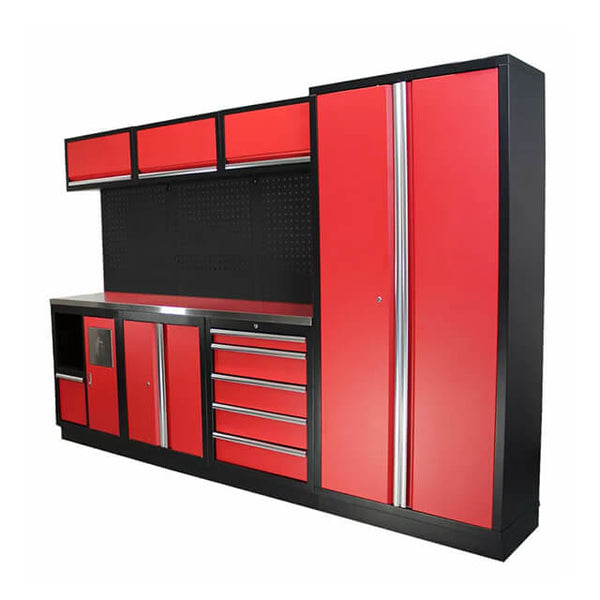 The garage cabinets are simple to install and come with clear, step-by-step instructions to ensure a seamless and stress-free assembly process