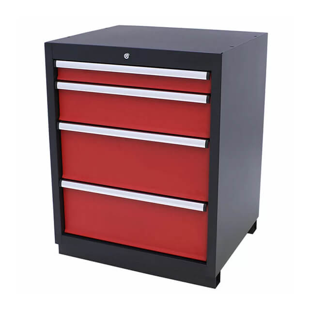 The garage cabinets are easy to install and require minimal assembly