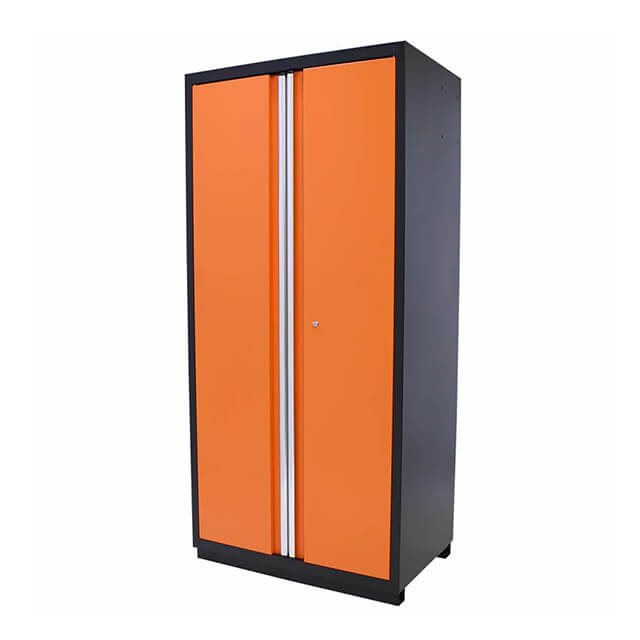 The cabinets' adjustable shelves allow for endless customization options, making it easy to accommodate a wide range of tools and equipment