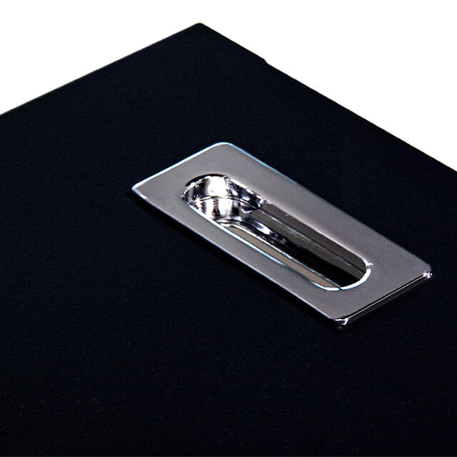The garage storage cabinet has a durable finish