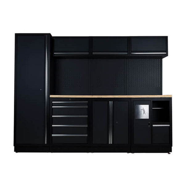 The garage storage cabinet is easy to clean and maintain