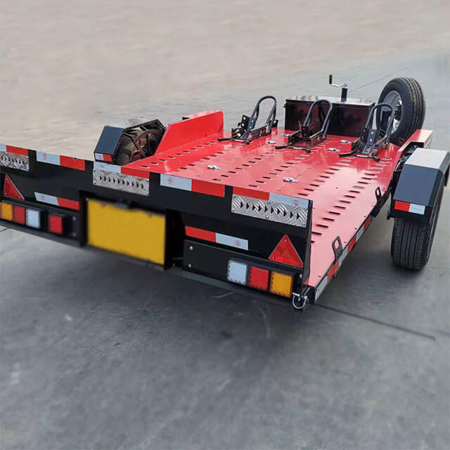 Use the trailer to transport multiple motorcycles
