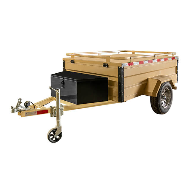 The off-road camper trailer provides a unique opportunity to camp in remote and scenic locations