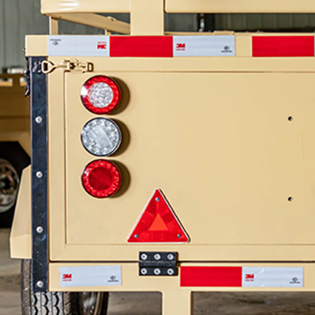 The trailer's sturdy construction ensures it can withstand the rigors of off-road travel