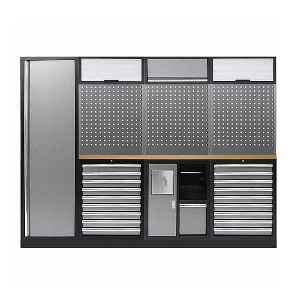 The tool storage cabinet was simple to put together, with clear instructions provided