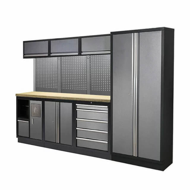 The tool storage cabinet was simple to put together, with clear instructions provided