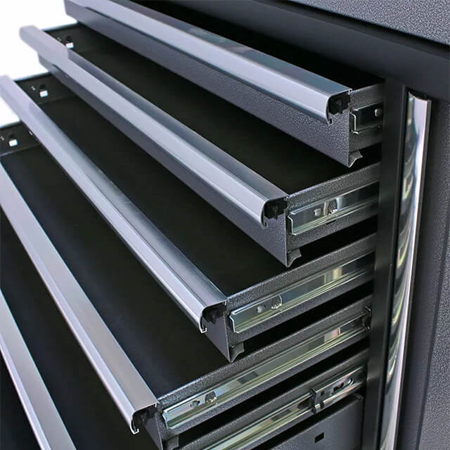 The tool storage cabinet provides sufficient room for all my tools and equipment