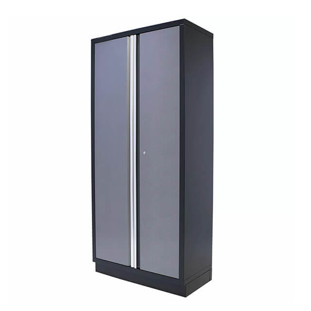 The tool storage cabinet is made from high-quality materials, ensuring it stands up to regular use