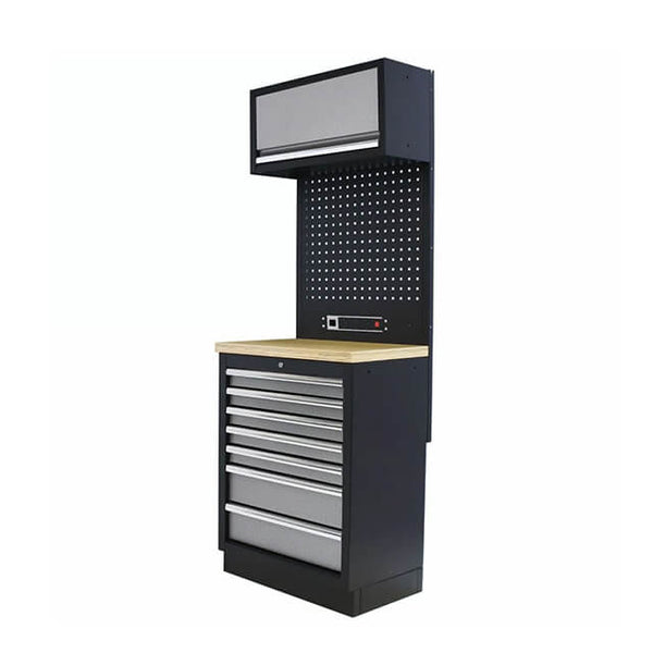 The tool storage cabinet was simple to put together, with clear instructions provided