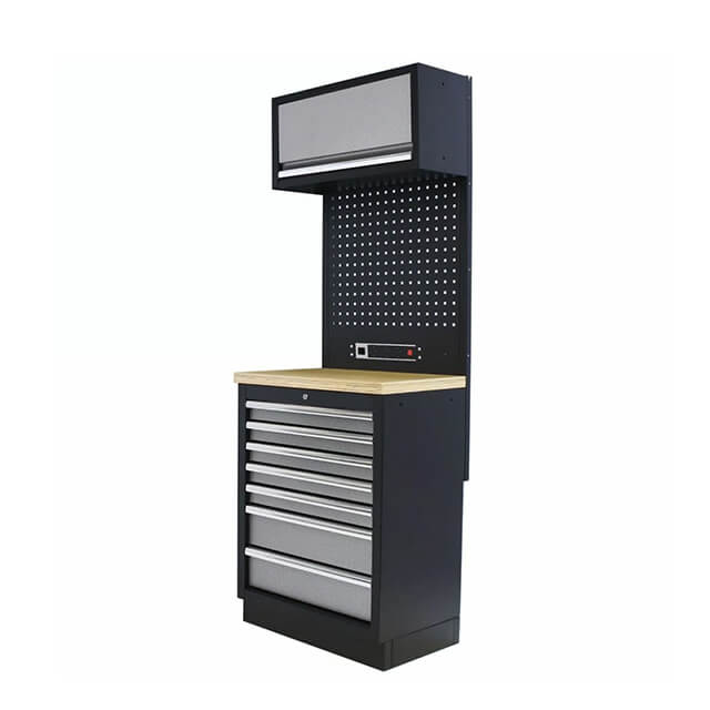 The tool storage cabinet was simple to put together, with clear instructions provided