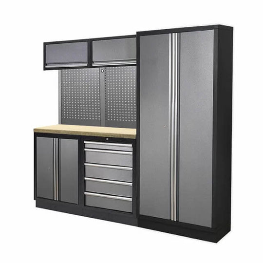 The tool storage cabinet was simple to put together, with clear instructions provided