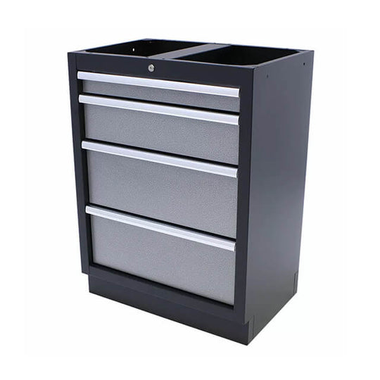 The tool storage cabinet was simple to put together, with clear instructions provided