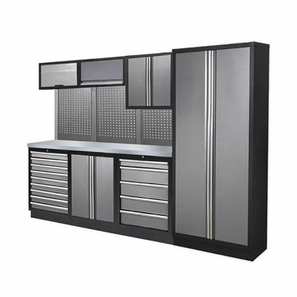 The tool storage cabinet was simple to put together, with clear instructions provided