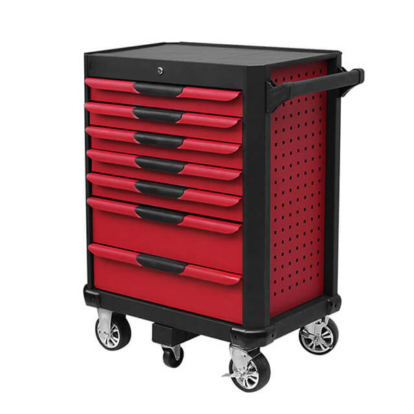 The workshop tool trolley is ideal for organizing and transporting tools