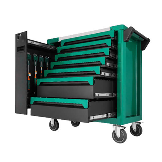 The workshop tool trolley is perfect for use in automotive, woodworking, and other workshops